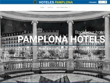 Tablet Screenshot of hotelespamplona.com